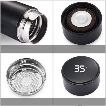 Stainless steel Smart Thermos Cup - Orange