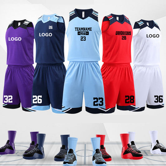 Polyester Fabric Sublimation Basketball Uniforms &amp; Jerseys
