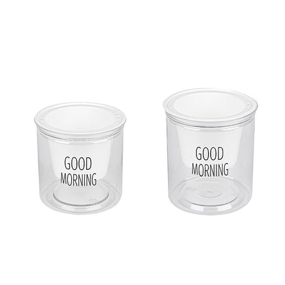 Clear Self-Watering Planter Pot - White