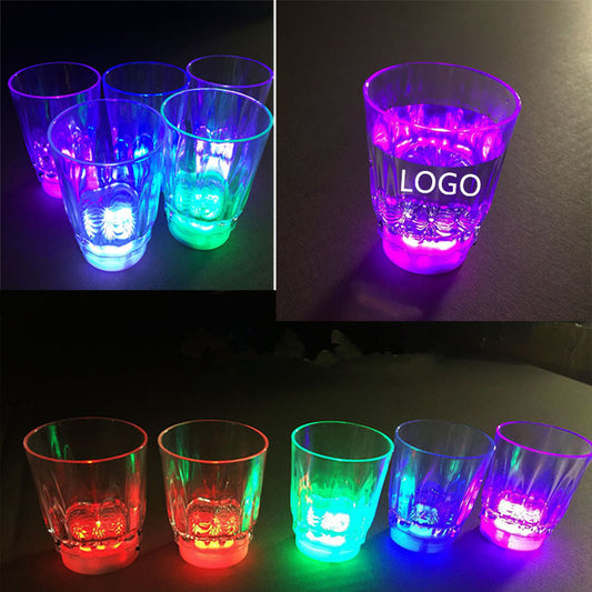Flashing LED Lighted Cup - Transparent