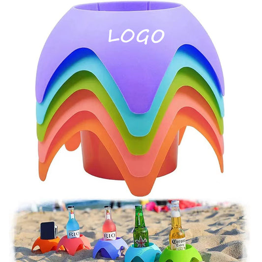 Beach Drink Cup Holder - Green