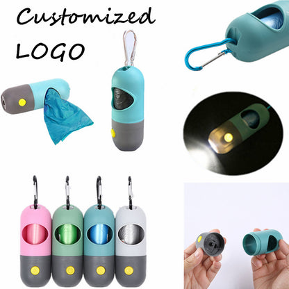 Portable Garbage Bag Dispenser For Pets - Blue