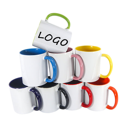11 Oz. Traditional Coffee Mugs - Black