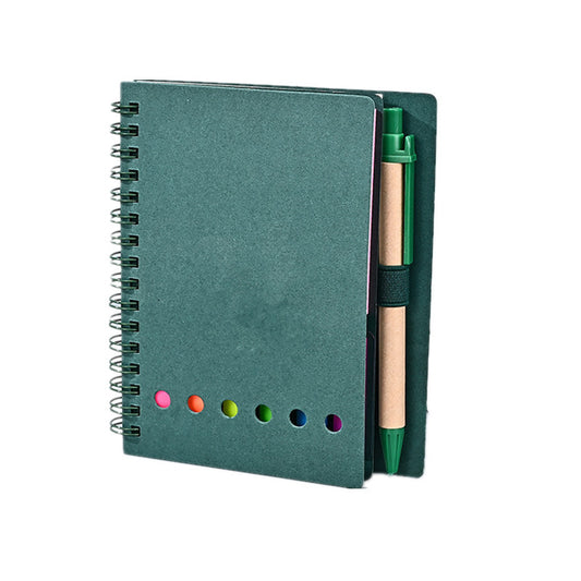 Notebook with pen and sticker - Blue