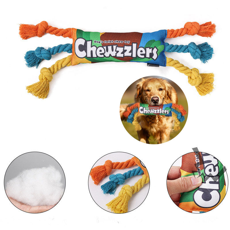 Dog Chew Ball Squeaky - Rainbow