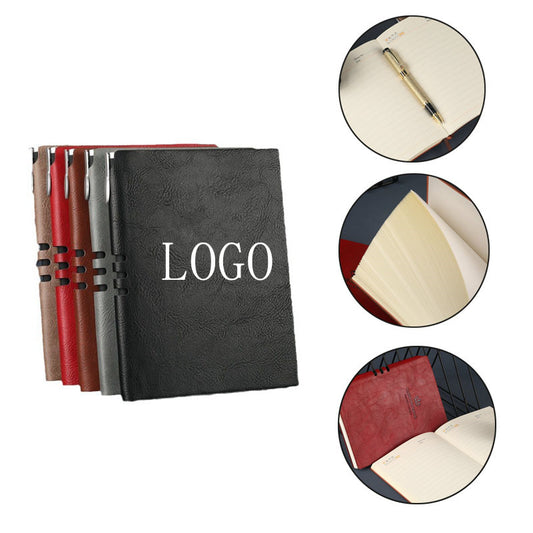 PU Leather A5 Notebook - Red