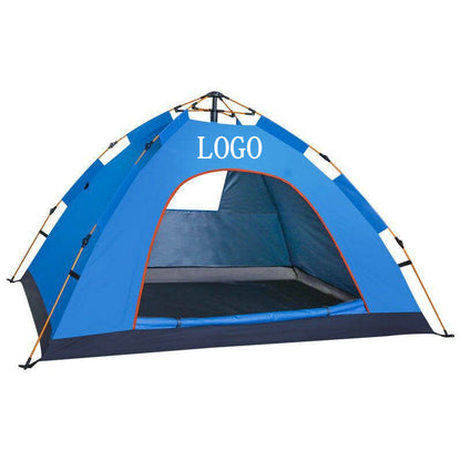 Automatic Dome Tent Portable Cabana Beach Tent W/Double Doors Fits 2 People - Dark Green