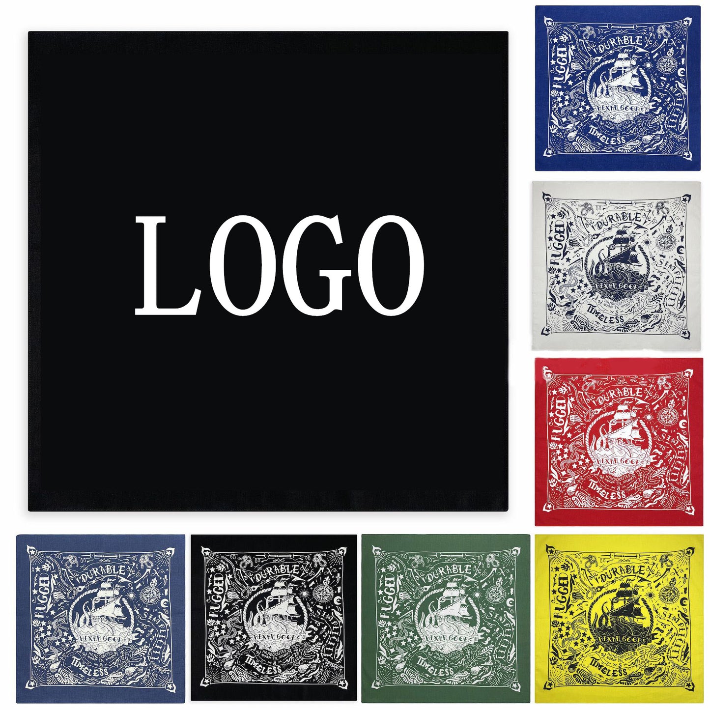 22" Dye Sublimated Bandana