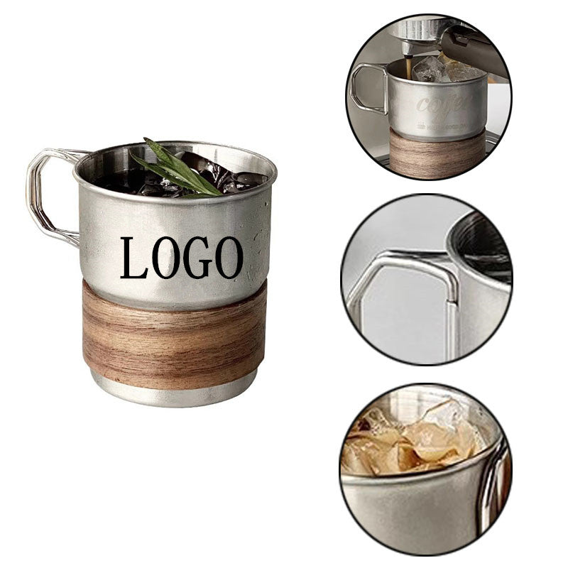 Stainless steel vacuum coffee cup