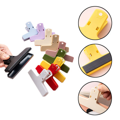 Food Bag Sealing Clip w/Magnet Plastic Refrigerator Clip