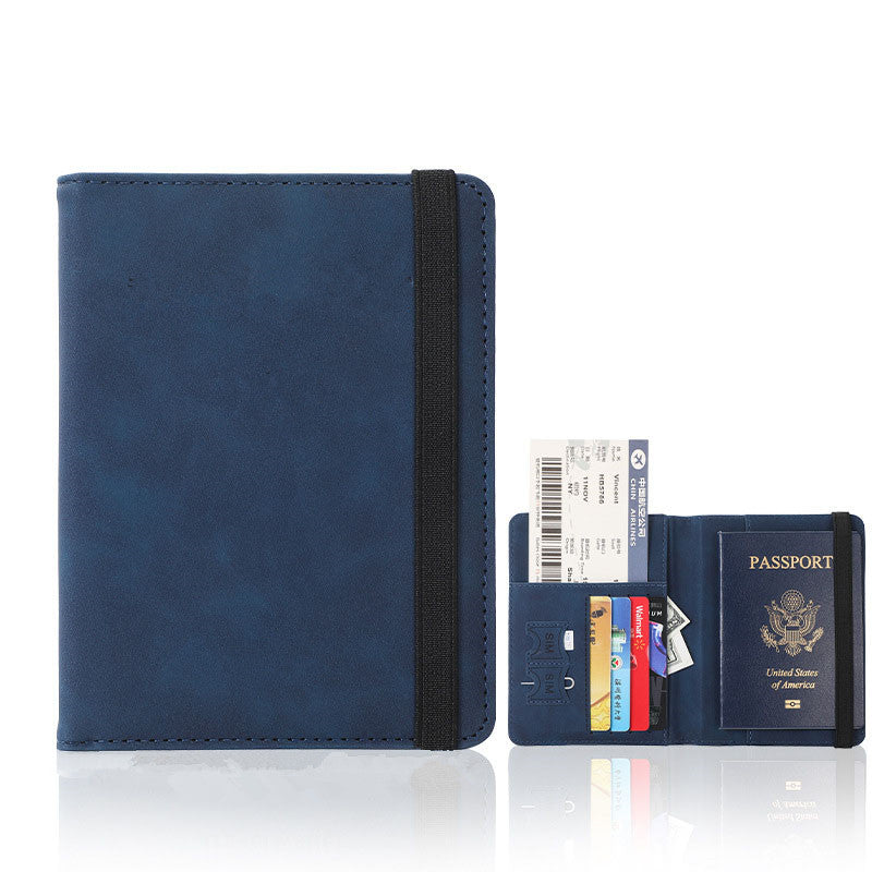 RFID Blocking Passport Holder Luggage Tag Package Set Travel Suits