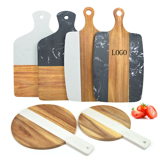 ZN0482 Acacia Marble Serving Board - OCEAN