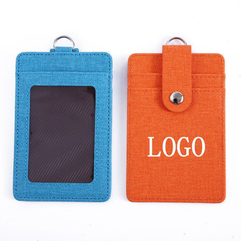 Pu Leather Id Badge Holder