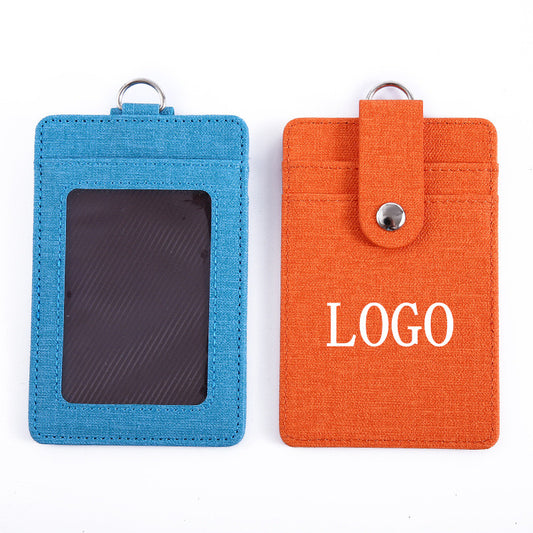 Pu Leather Id Badge Holder