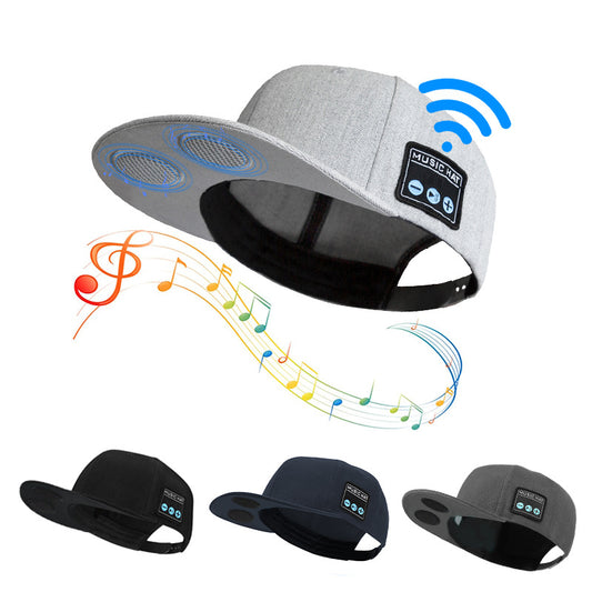 Wireless Speaker Baseball Cap - Navy Blue