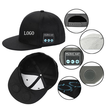 Wireless Speaker Baseball Cap - Navy Blue