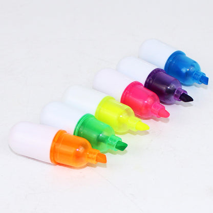 Mini Pill Shaped Highlighter Pens
