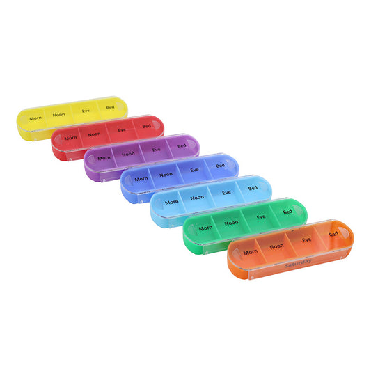 Multi Layer 4 Compartments Pill Box