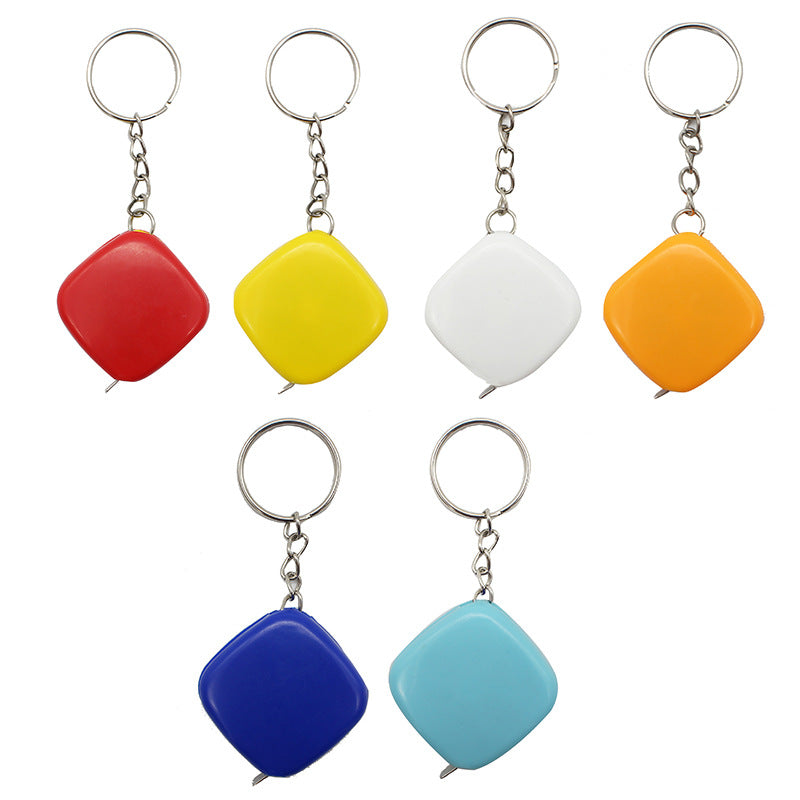 PVC Mini Soft Measuring Tape Keychain
