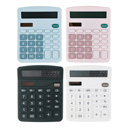 Solar Battery Dual Power Electronic Calculator