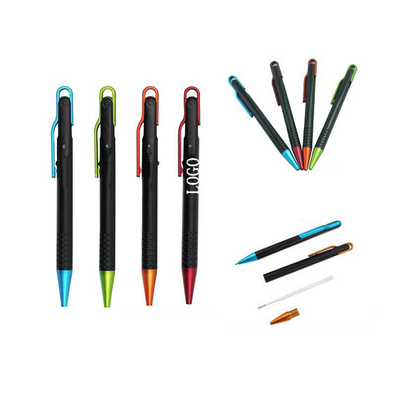 Point Press Retractable Writing Ballpoint Pen