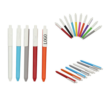 Retractable plastic ballpoint pen