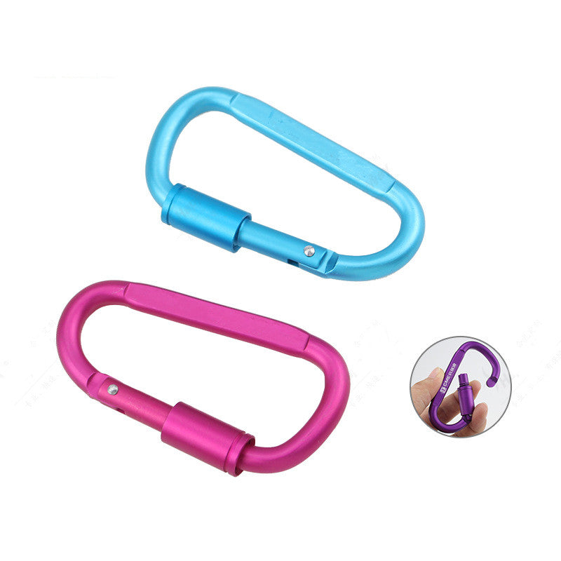 D Ring Carabiner Locker - Gold