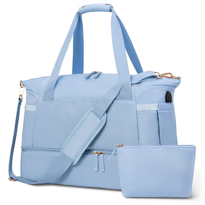 Durable Gym Bag with Wet Pocket and Shoe Compartment image 3