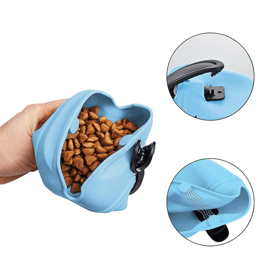 Silicone Pet Treat Training Bag image 1