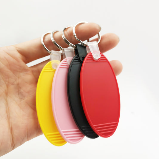 Plastic Hotel Keychain / Motel Key Tag image 1