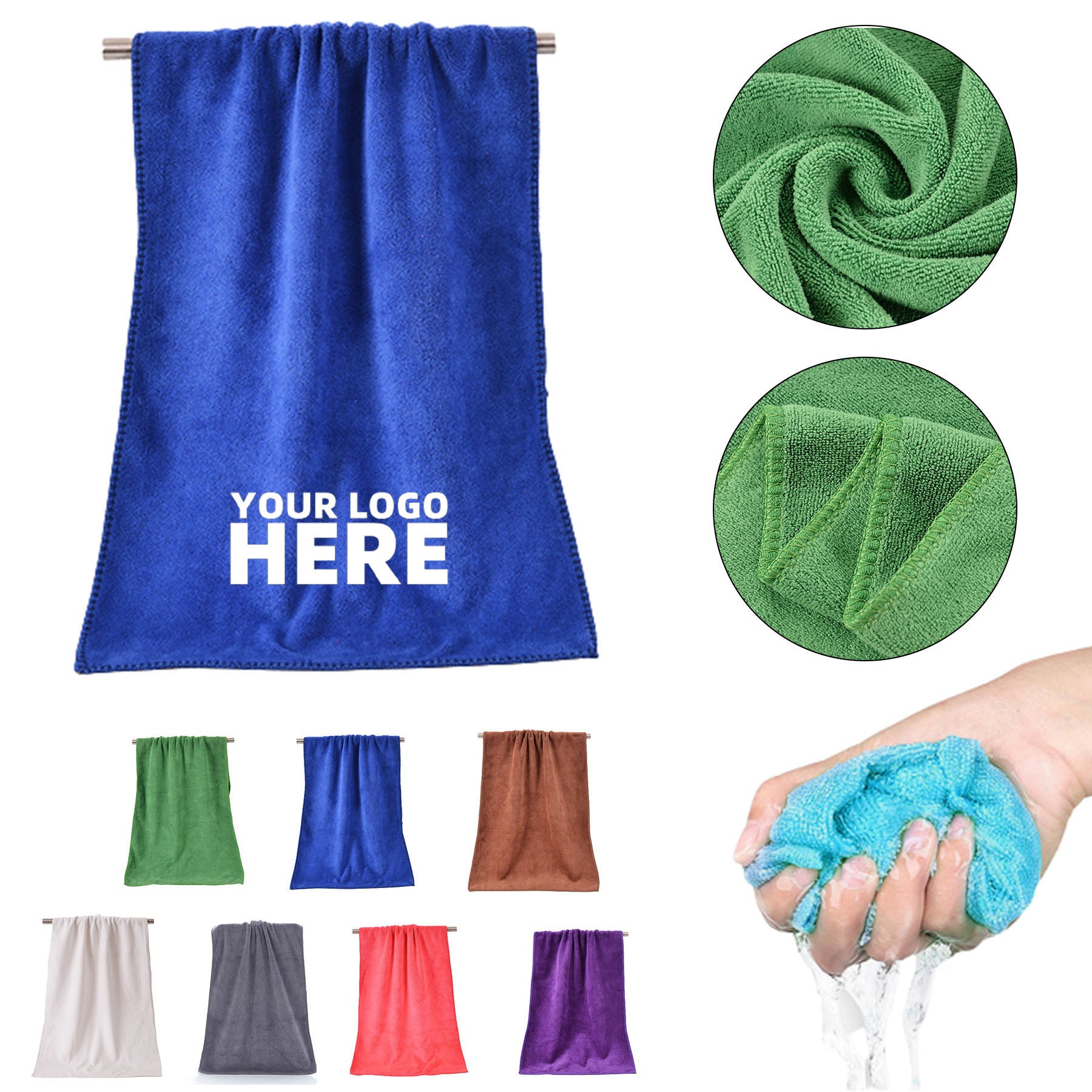 Customizable Microfiber Cleaning Towel image 0