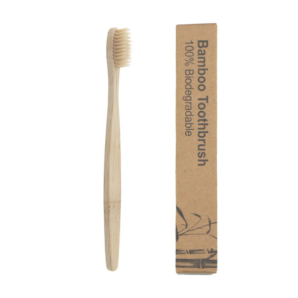Soft Bristles Bamboo Toothbrush image 1