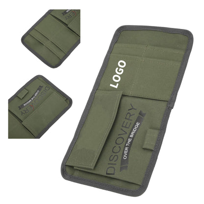 Sun Visor Storage Bag Multi-Pocket Auto Interior Accessories Organizer Pocket image 0