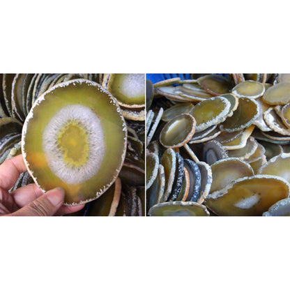 Brazilian Natural Agate Coaster image 1