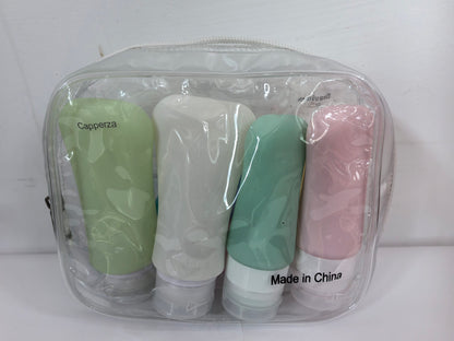 Capperza - 20-Pack Leak-Proof Travel Bottles – 3oz &amp; 2oz Silicone Toiletry Set