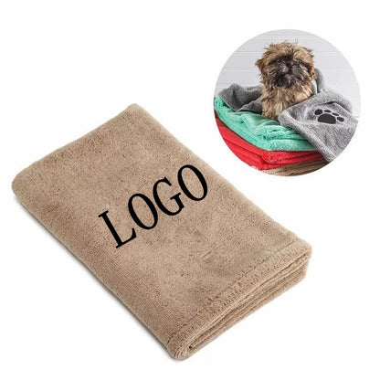 Quick Drying Dog Bath Towel image 0
