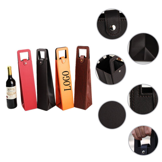 Red Wine Bottle Tote Bag image 0