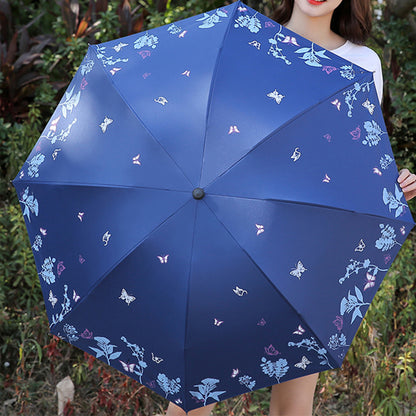 Compact Umbrella with Case Full Color Design image 1