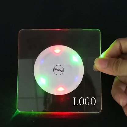 LED Light Up Cocktail Coaster image 0