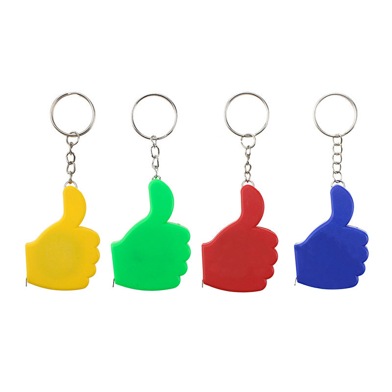 Thumb Up Key Chain with Tape Measure image 1