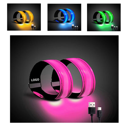 Rechargeable LED Armband Reflective Running Gear image 0