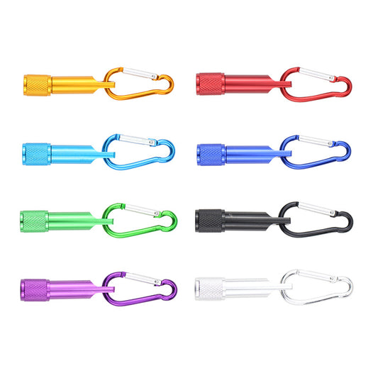 Portable Led Flashlight With Carabiner image 1