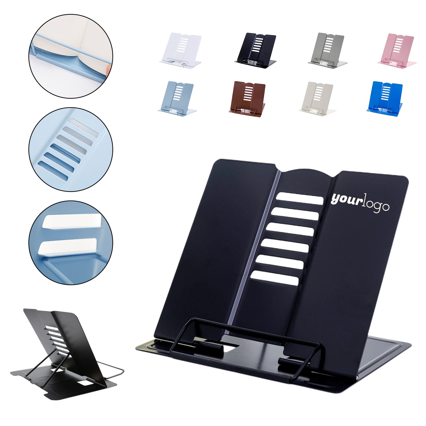 Foldable Stainless Steel Book Stand image 0