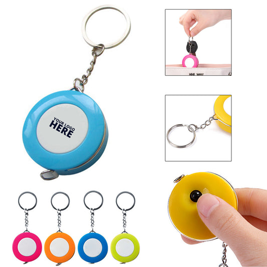 Keychain Tape Measure - Portable &amp; Automatic Retraction image 0