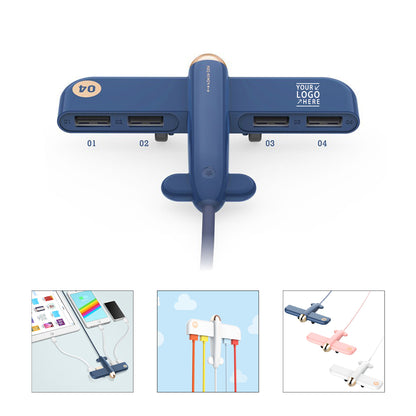 Aircraft Shape 4 Port USB Hub image 0