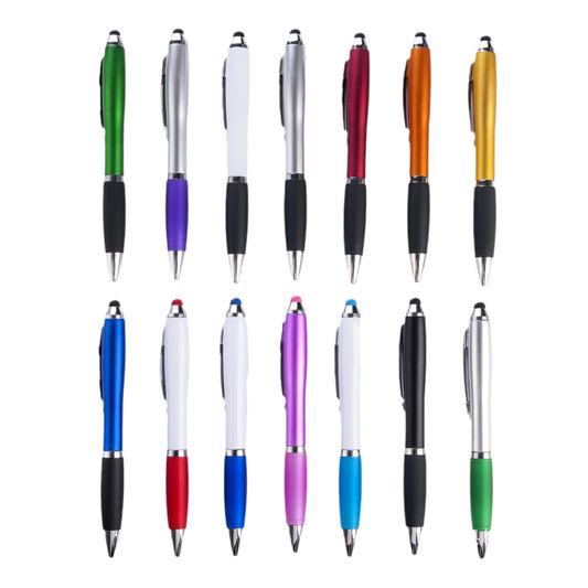 Curvaceous Grip Satin Click Ballpoint Pen image 0