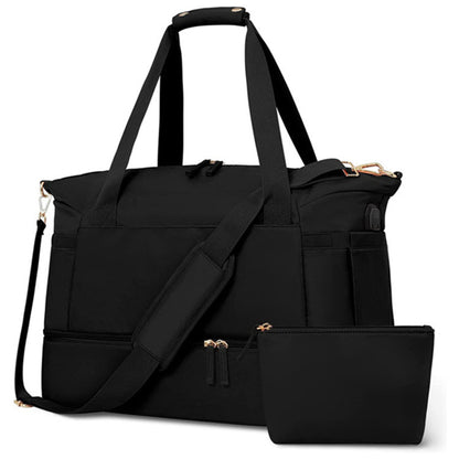 Durable Gym Bag with Wet Pocket and Shoe Compartment image 1