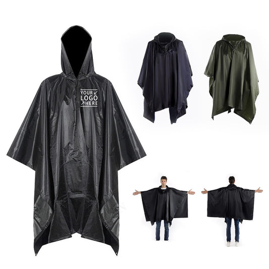 Reusable Thickened Rain Poncho/Cloak image 0