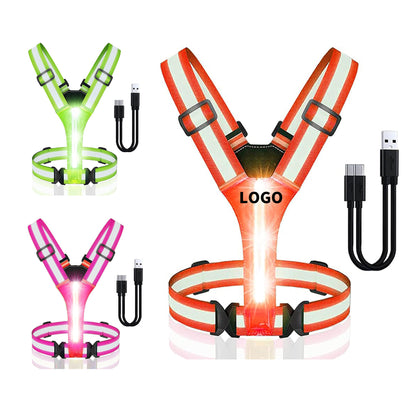 Led Reflective Vest Running Gear