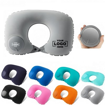PVC Inflatable Neck Travel Pillow